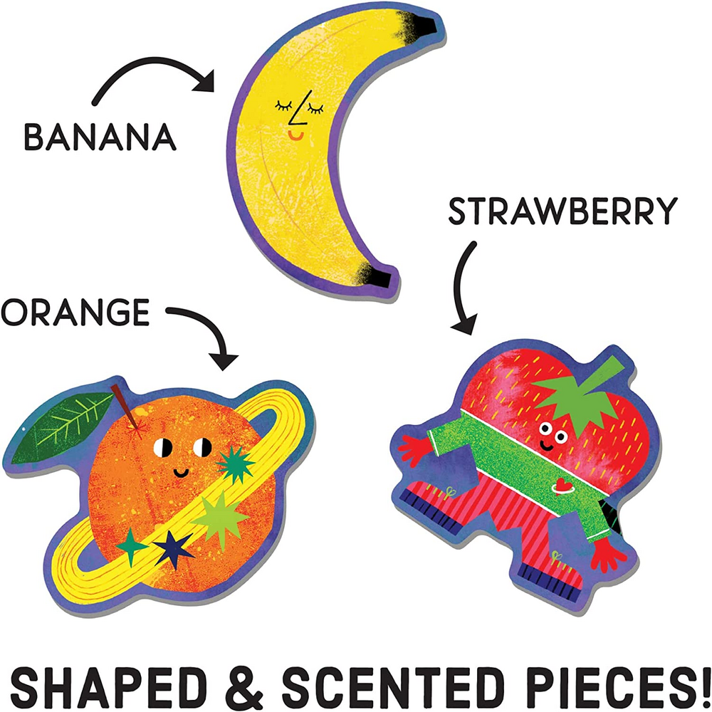 Mudpuppy Cosmic Fruits Scratch and Sniff Puzzle