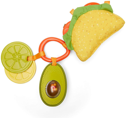 Fisher-Price Taco Tuesday Gift Set Set of 3 Rattle Crinkle Clacker Toys
