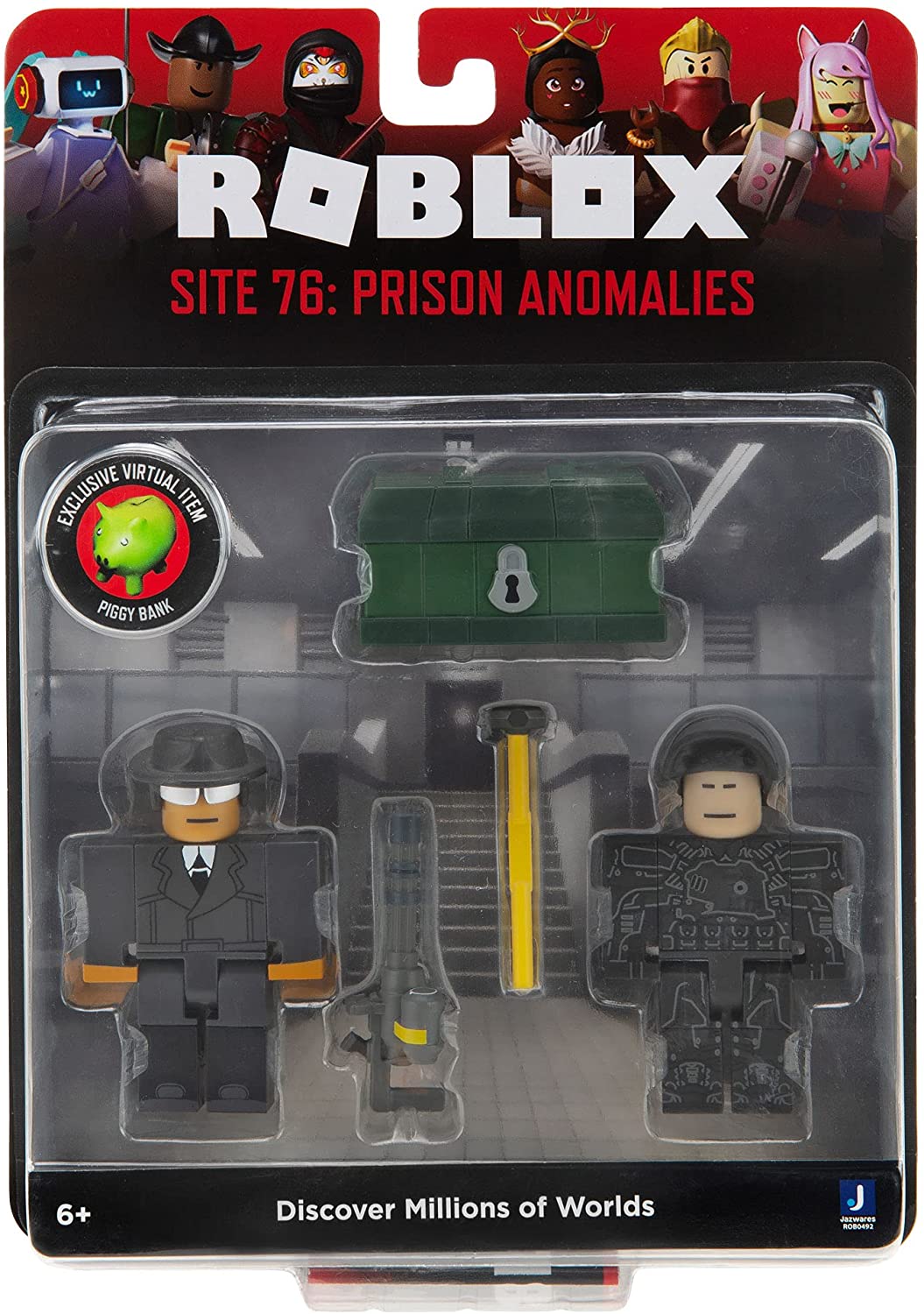 Roblox Action Collection - Site 76: Prison Anomalies Game Pack [Includes Exclusive Virtual Item]