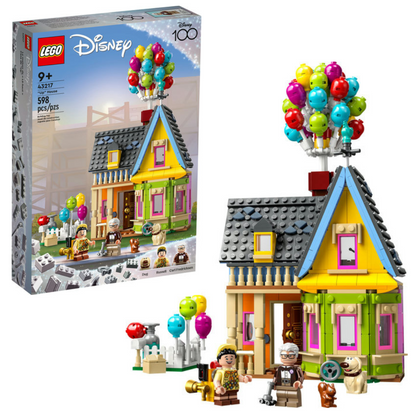 LEGO® Disney and Pixar ‘Up’ House Disney 100 Celebration 43212 Building Toy Set, Ages 9+ (598 Pieces)