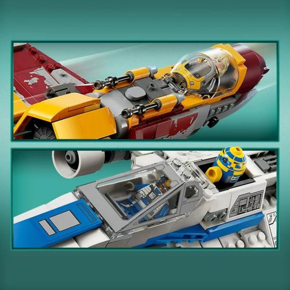 LEGO® Star Wars: Ahsoka New Republic E-Wing vs. Shin Hati’s Starfighter 75364