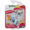 Pokemon Battle Action Figure Set Glaceon Char and Geodude