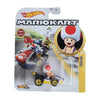 Hot Wheels Mario Kart Toad Standard Kart Die Cast Vehicle 1:64 Scale