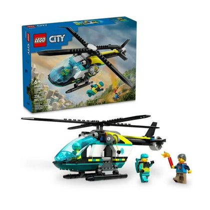 LEGO® City Emergency Rescue Helicopter 60405 (226 Pieces)