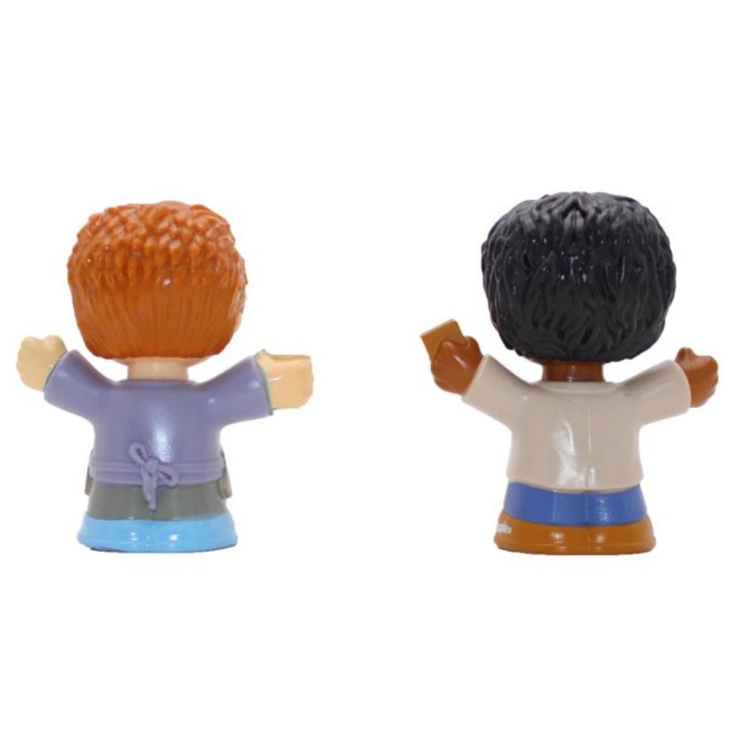 Fisher-Price Little People 2 Pack Action Toy Figure, Coffee Barista and Customer