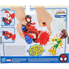Marvel Spidey and His Amazing Friends Techn-Racer Toy, Miles Morales Action Figure and Vehicle