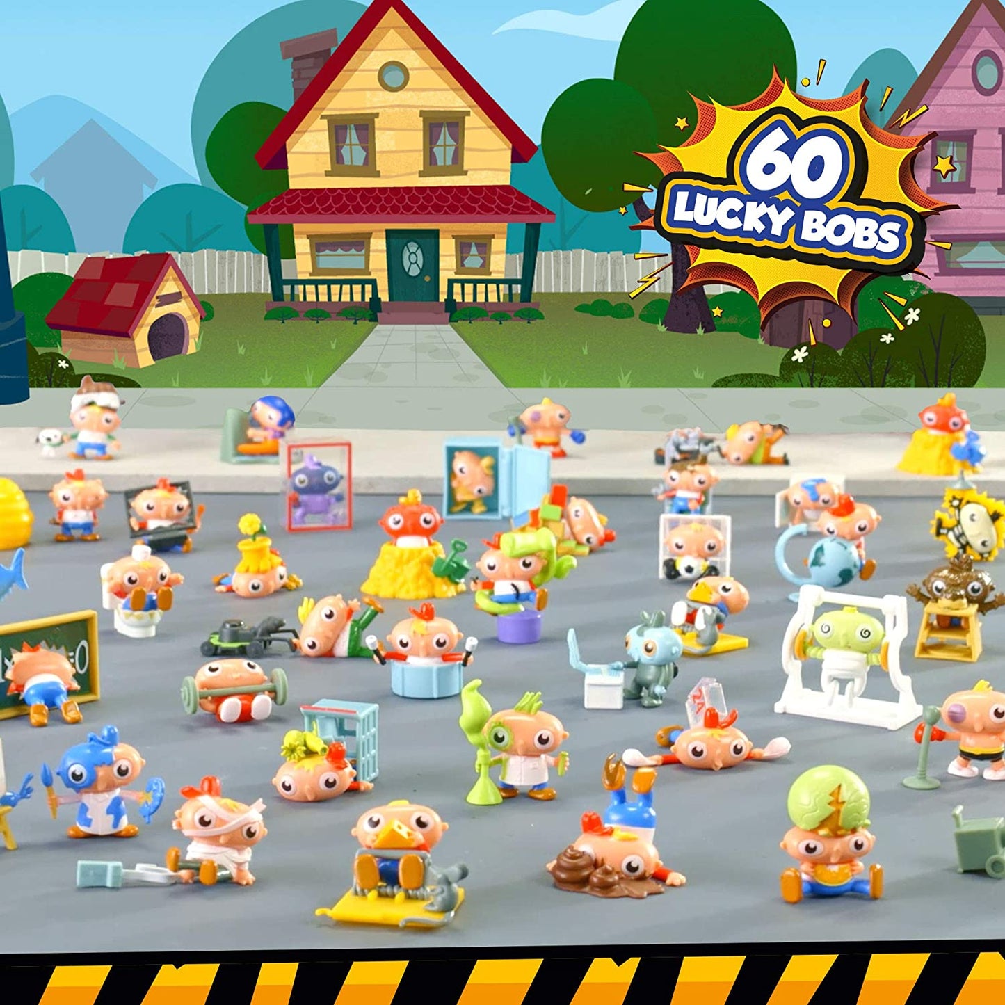 Lucky Bob Mystery Pack, 2 Mystery Figures in Singular Box (Styles May Vary)