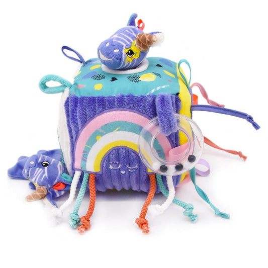 Les Delingos Baby Activity Cube, Kiprokos the Zebra