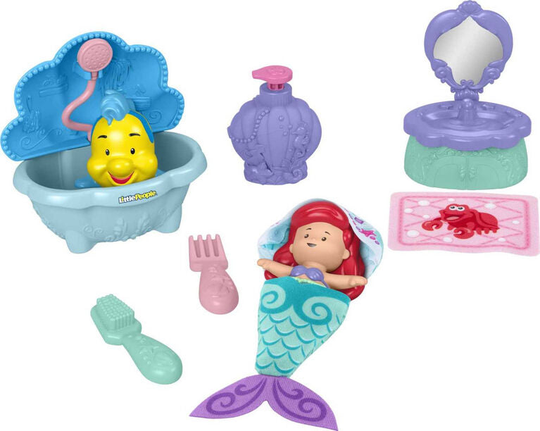 Fisher-Price Little People Disney Princess Bathtime with Ariel Playset