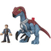 Fisher-Price Imaginext Jurassic World Dominion Therizinosaurus Dinosaur & Owen Grady Poseable Figure Set