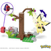 MEGA Pokemon Building Toys Kit, Pichu's Forest Forage (Build with Motion, 84 Pieces), Ages 6+