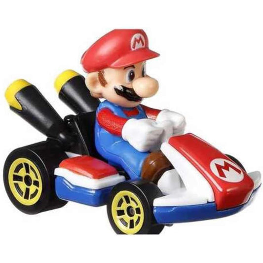 Hot Wheels Mario Kart Mario Standard Kart Die-Cast Vehicle 1:64 Scale