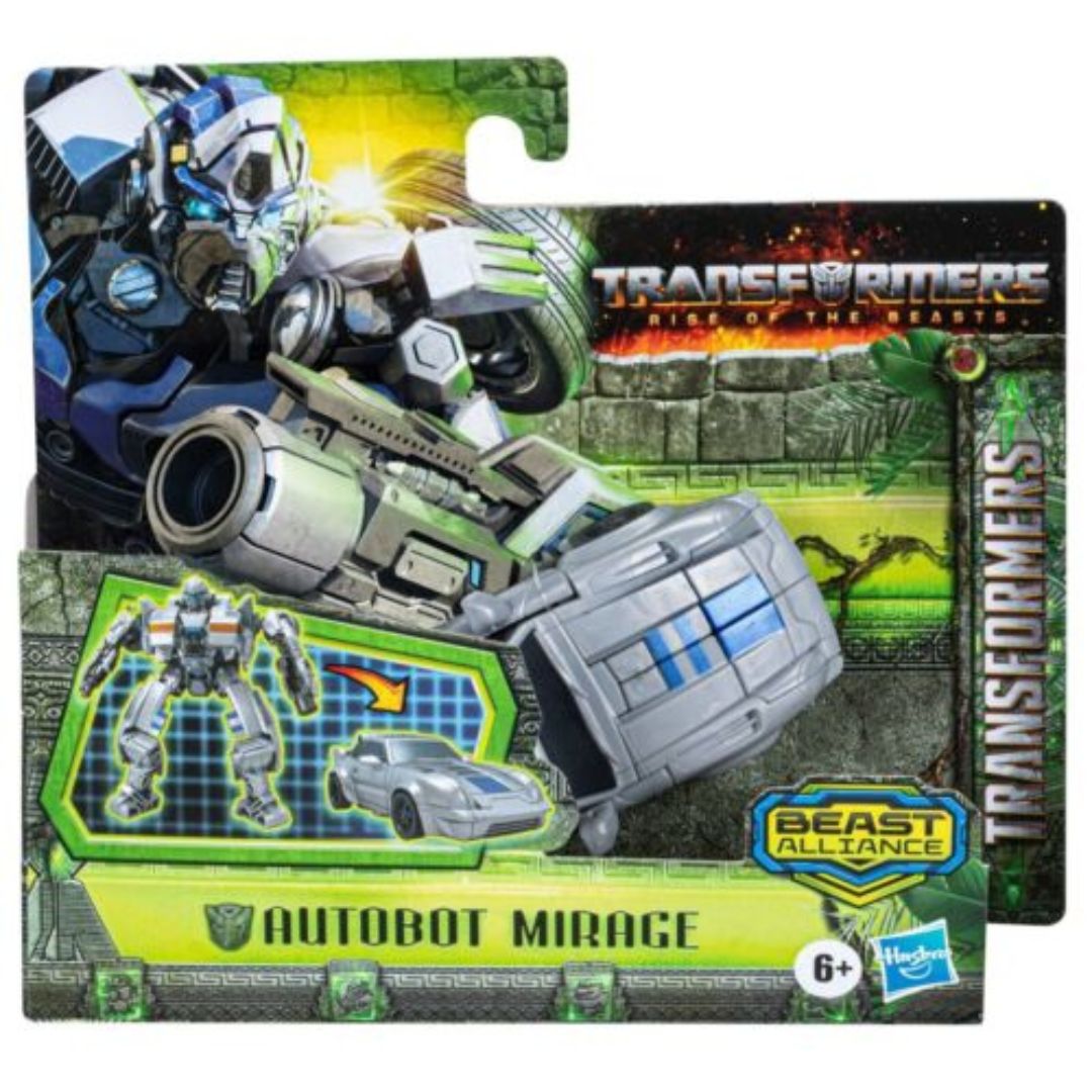 Transformers Rise of The Beasts Movie Beast Alliance Battle Changers 4.5 Inch Autiobot Mirage Action Figure