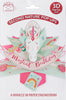 Second Nature Mailable Have a Magical Birthday Unicorn Pop Up Greeting Card - POP168