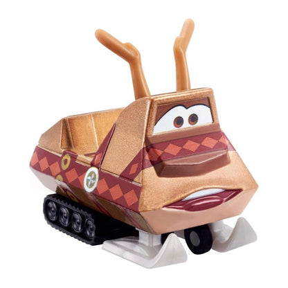 Disney Pixar Cars Wintertime Cruisers Scale 1:55 Die-Cast Car Vehicle, Snowmobile