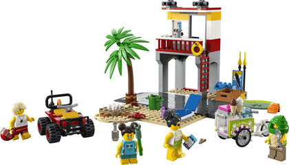 LEGO® City Beach Lifeguard Station 60328 Building Kit (211 Pieces)