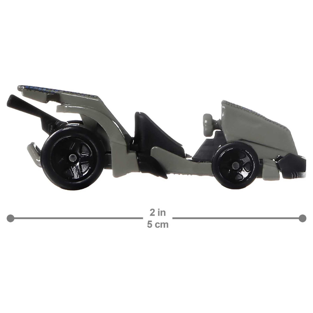 Hot Wheels Jurassic Park Velociraptor 'Beta' Dino Character Car, 1:64 Scale Toy Collectible