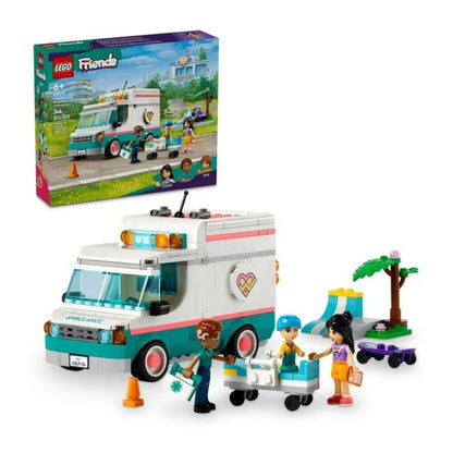 LEGO® Friends Heartlake City Hospital Ambulance Building Kit 42613, 344 Pieces