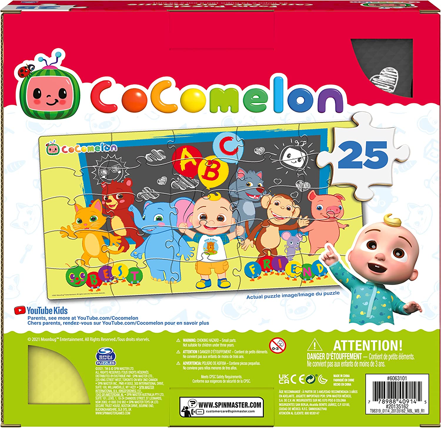 Cocomelon ABC Best Friends 25 Piece Puzzle Floor Mat