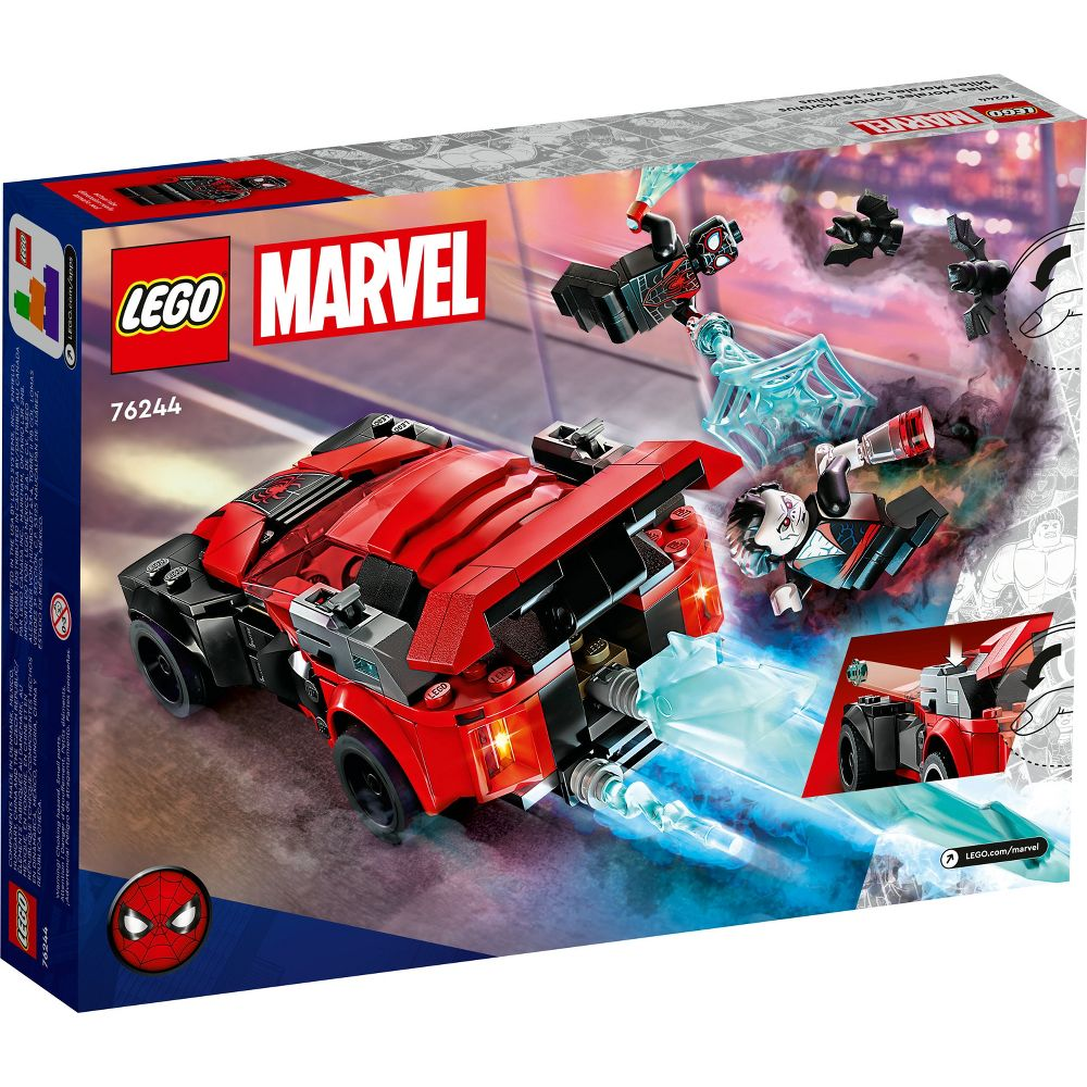 LEGO® Marvel Miles Morales vs. Morbius 76244 Building Toy Set for Kids, Boys, and Girls Ages 7+ (220 Pieces)
