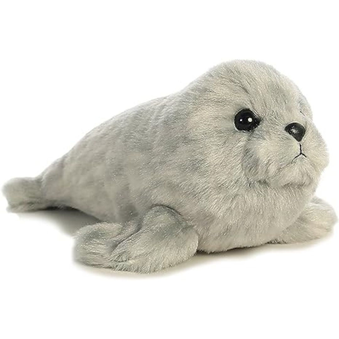 Aurora® Mini Flopsie™ Harbor Seal 8 Inch Stuffed Animal Plush