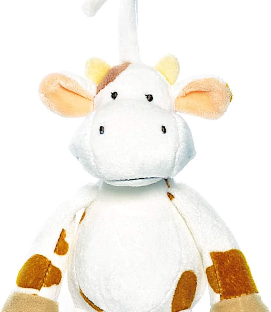 Teddykompaniet Diinglisar Stuffed Animal Large Cow Musical Pull Soft Plush