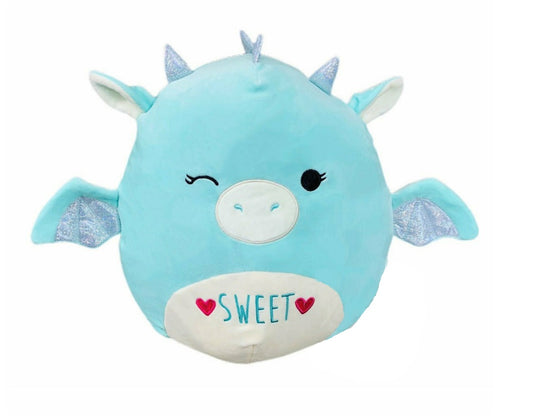 Squishmallows Official Kellytoy 8" Valentines Squad Palasha the Dragon Plush Toy S8-#1190-2