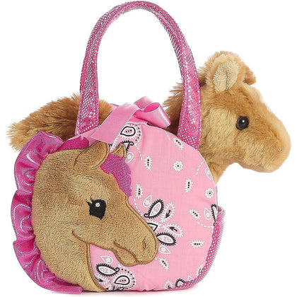 Aurora® Fancy Pals™ Pretty Pony™ 5.5 Inch Stuffed Animal with Purse Carrier