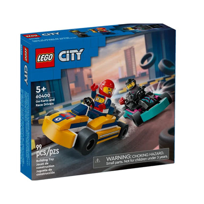 LEGO® City Go-Karts and Race Drivers Building Kit 60400, 99 Pieces