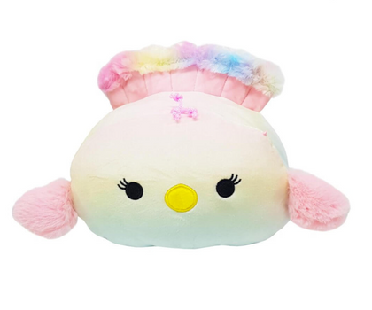 Squishmallows Official Kellytoy Stackable 8-Inch Briannika the Peacock Plush Toy