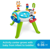 Fisher-Price 3-in-1 Spin & Sort Infant Activity Center and Toddler Play Table, Retro Roar
