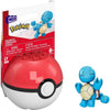 MEGA Pokemon Squirtle Action Figure Building Set with Poke Ball (17 pc)