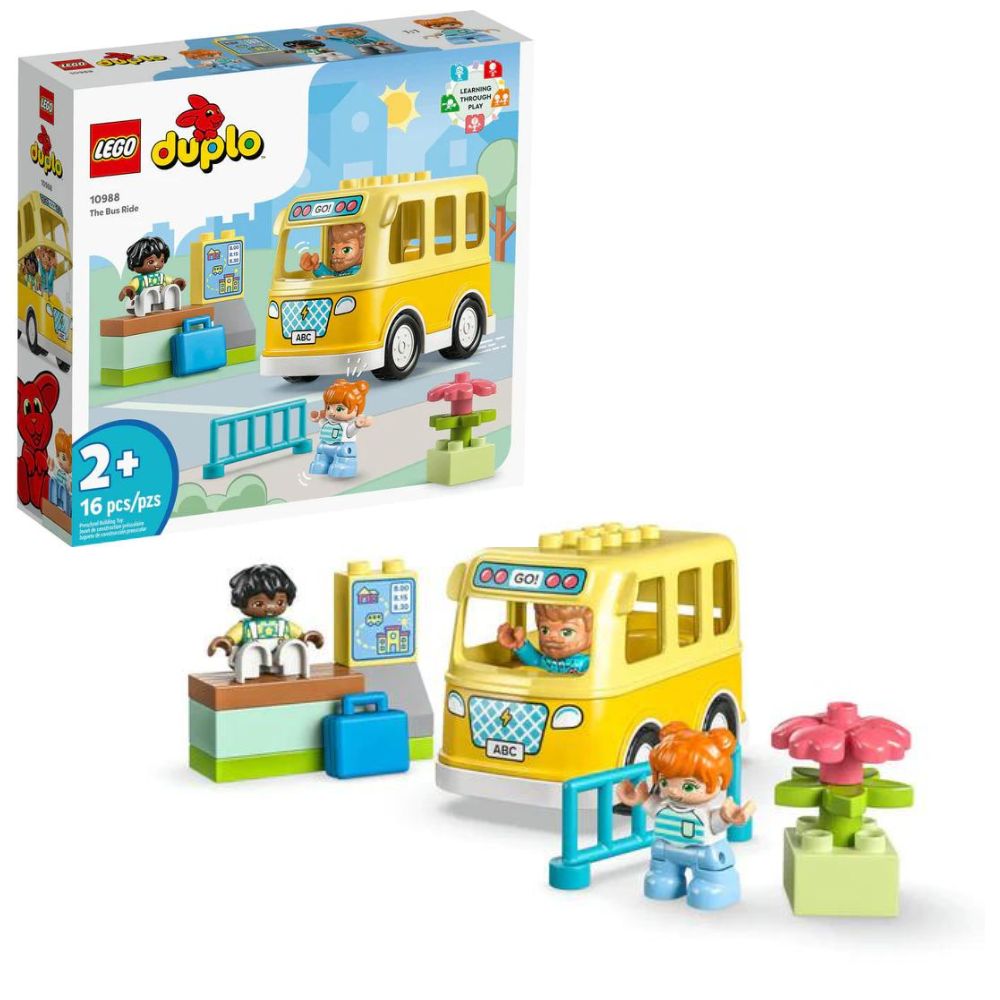LEGO® DUPLO® The Bus Ride 10988 Building Toy, 16 Pieces