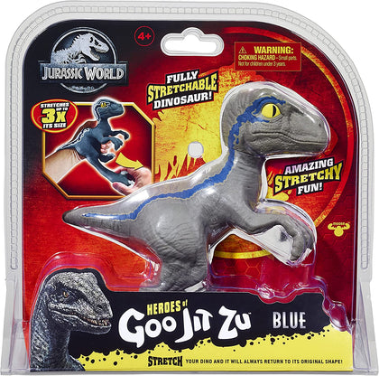 Heroes of Goo Jit Zu - Licensed Jurassic World - Stretch Heroes - Blue