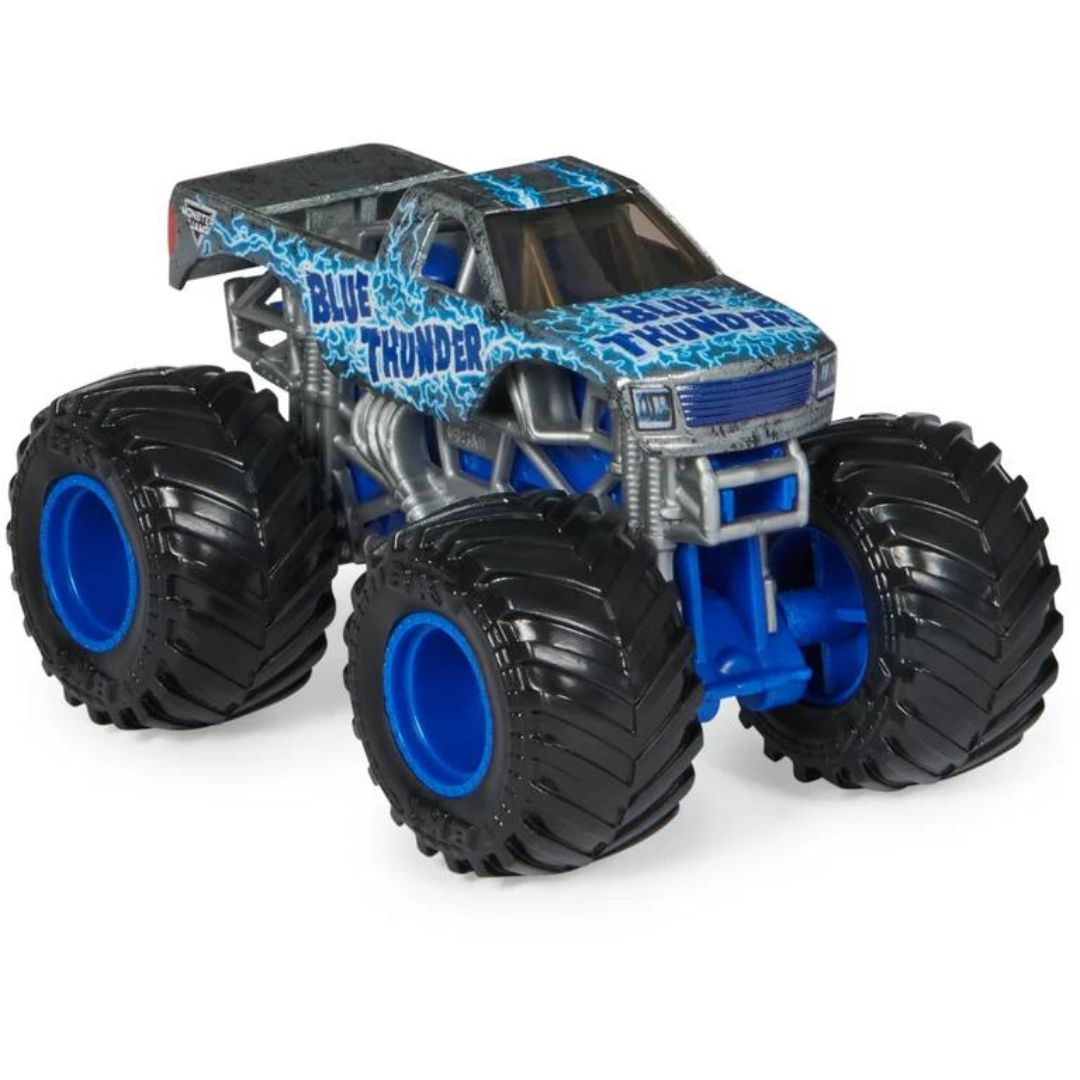 Monster Jam Monster Truck Blue Thunder - 1:64 Scale Toy Truck