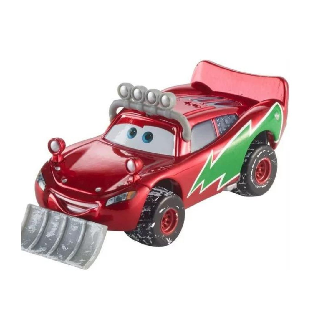 Disney Pixar Cars Wintertime Cruisers Scale 1:55 Die-Cast Car Vehicle, Lightning McQueen