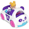 Polly Pocket Pollyville Micro Doll with Panda-Themed Toy Car and Mini Panda Ages 4+