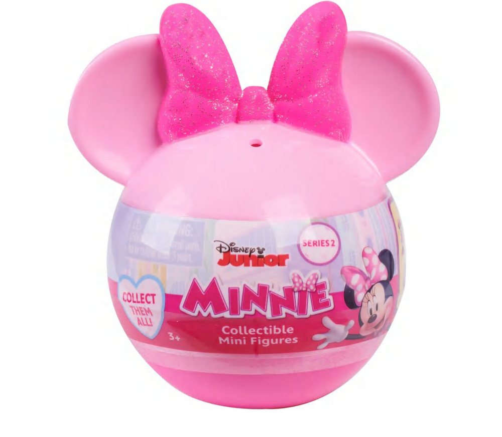 Minnie Mouse Collectible Series 2 Mini Figure in Capsule, Ages 3+ Styles May Vary (1 Unit)