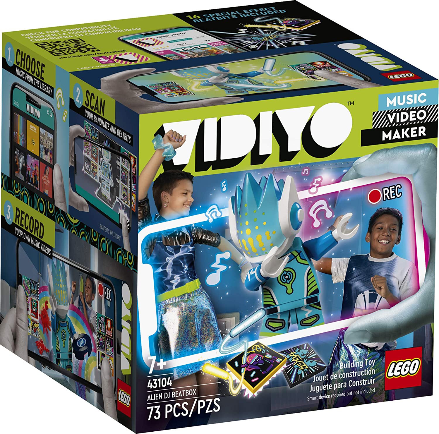 LEGO® VIDIYO Alien DJ Beatbox 43104 Building Kit, New 2021 (73 Pieces)