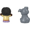 Fisher-Price Little People, Girl and Grey Dog
