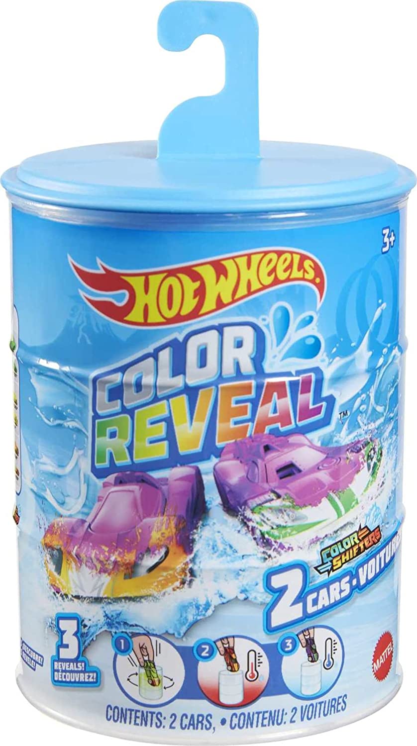 Hot Wheels 1:64 Scale Toy Cars, Color Shifters 5-Pack with Repeat  Color-Change Feature, Water Play for Repeat Transformation (Styles May  Vary)