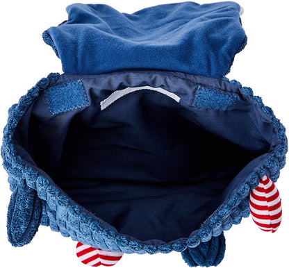 Les Deglingos Corduroy Toddler Backpack, Hippipos the Hippo Bag