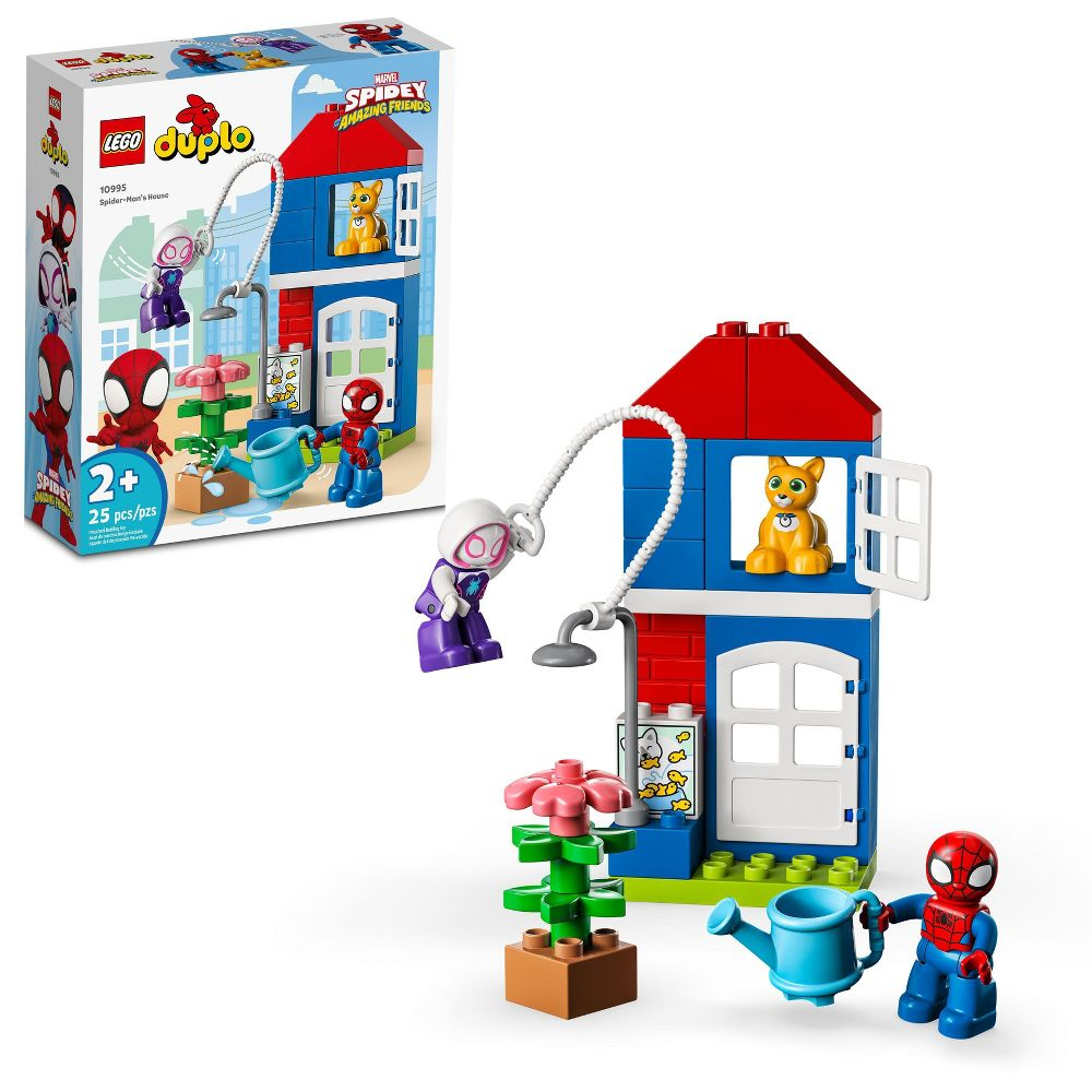 LEGO® DUPLO® Marvel Spider-Man’s House 10995 Building Toy Set (25 Pieces)