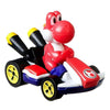 Hot Wheels Mario Kart 1:64 Die-Cast Red Yoshi Standard Kart Vehicle Car