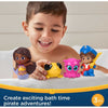 Fisher-Price Santiago of the Seas Pirate Bath Squirters, Set of 4 Toys for Preschool Kids
