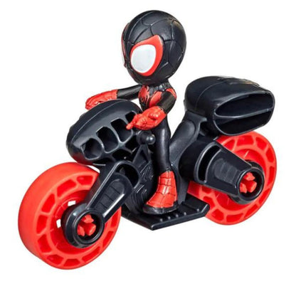 Marvel Spidey and His Amazing Friends Miles Morales Vehicle & 2.5" Inch Action Figure