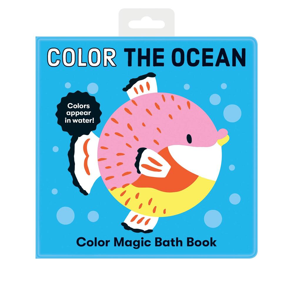 Mudpuppy Color the Ocean Color Changing Magic Bath Book