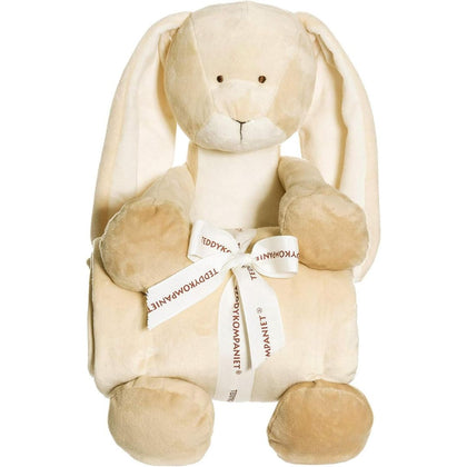 Teddykompaniet Diinglisar Collection 11 Inch Plush Bunny and Blanket Set