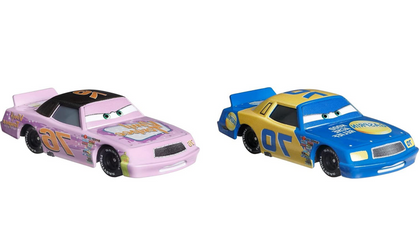 Disney and Pixar Cars 3, Floyd Mulvihill & Crusty Rotor 2-Pack, 1:55 Scale Die-Cast Character Vehicles Ages 3+