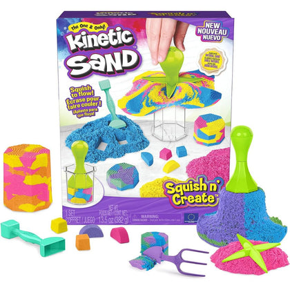 Kinetic Sand, Squish N’ Create Sensory Toy Playset